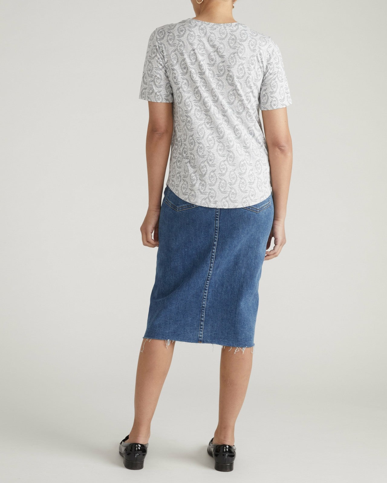 Universal Standard Light-As-Air Tee Rex - Faded Print