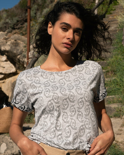 Universal Standard Light-As-Air Tee Rex - Faded Print