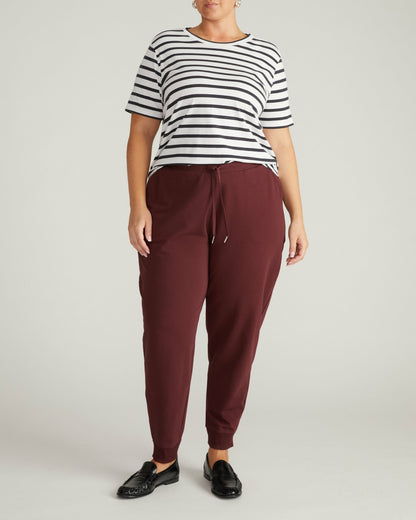 Universal Standard Light-As-Air Tee Rex - Zen Stripe