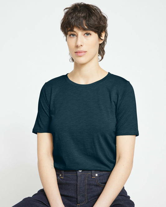 Universal Standard Light-As-Air Tee Rex - Deep Sea
