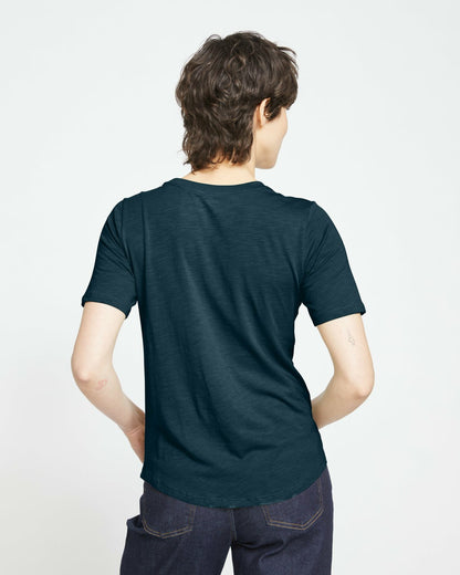 Universal Standard Light-As-Air Tee Rex - Deep Sea