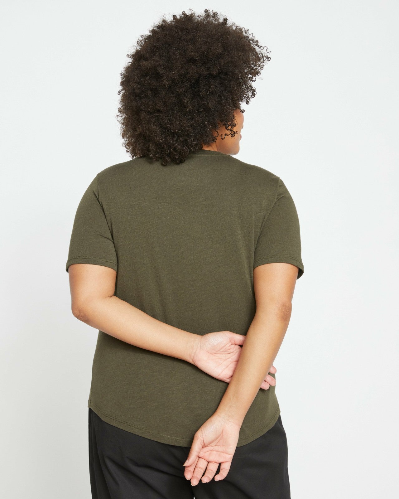 Universal Standard Light-As-Air Tee Rex - Nori
