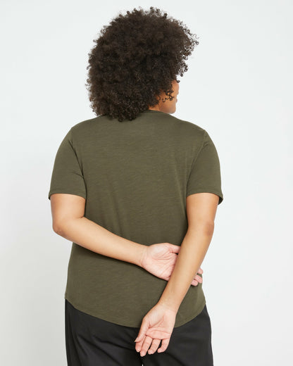 Universal Standard Light-As-Air Tee Rex - Nori