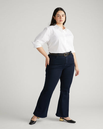 Universal Standard The Artist Poplin Shirt - White
