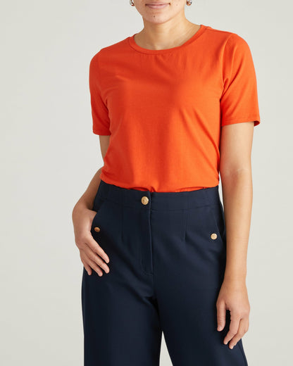 Universal Standard Tee Rex - Orange Flame