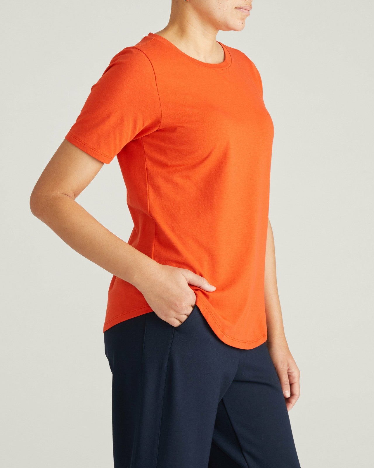 Universal Standard Tee Rex - Orange Flame
