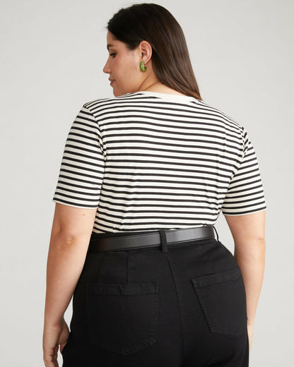 Universal Standard V Rex - Ecru/Black Stripe