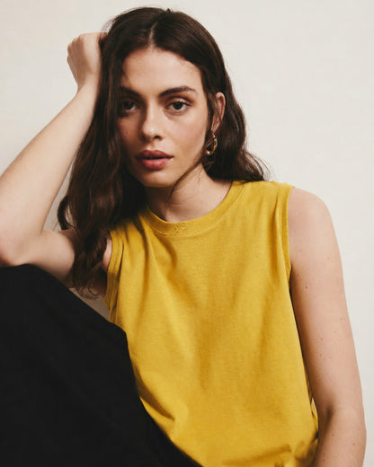 Universal Standard Patti Muscle Tank - Goldenrod