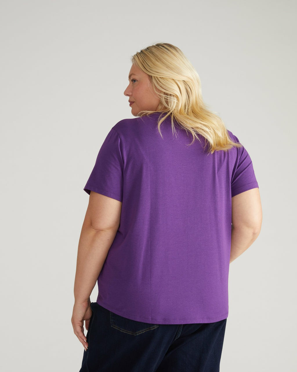 Universal Standard Garcon Tee - Grape