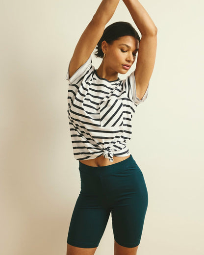 Universal Standard Light-As-Air Boy Tee - Zen Stripe