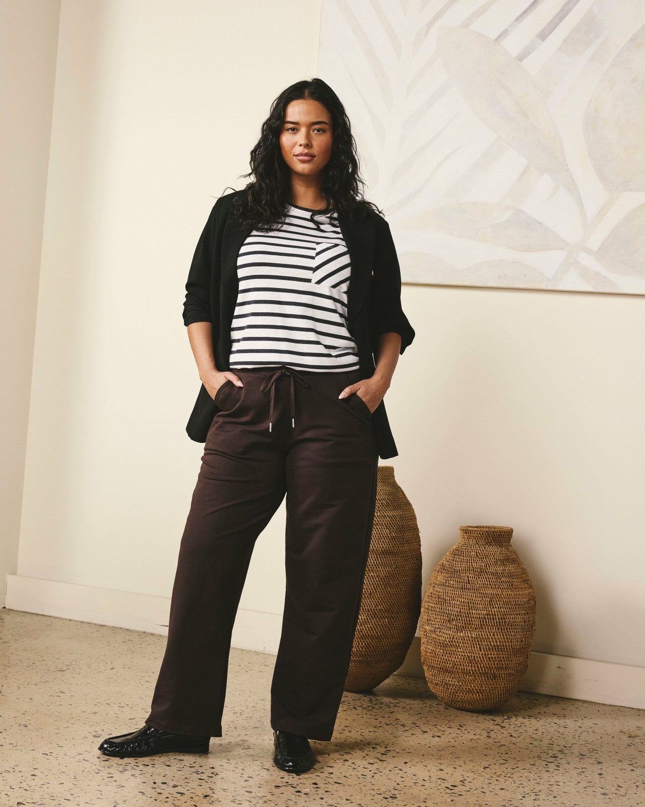 Universal Standard Light-As-Air Boy Tee - Zen Stripe
