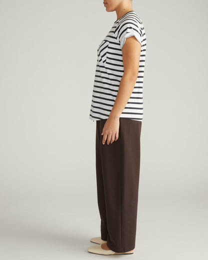 Universal Standard Light-As-Air Boy Tee - Zen Stripe