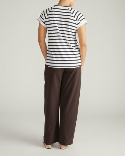 Universal Standard Light-As-Air Boy Tee - Zen Stripe