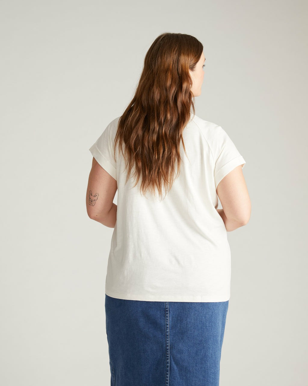 Universal Standard Light-As-Air Boy Tee - Vapor