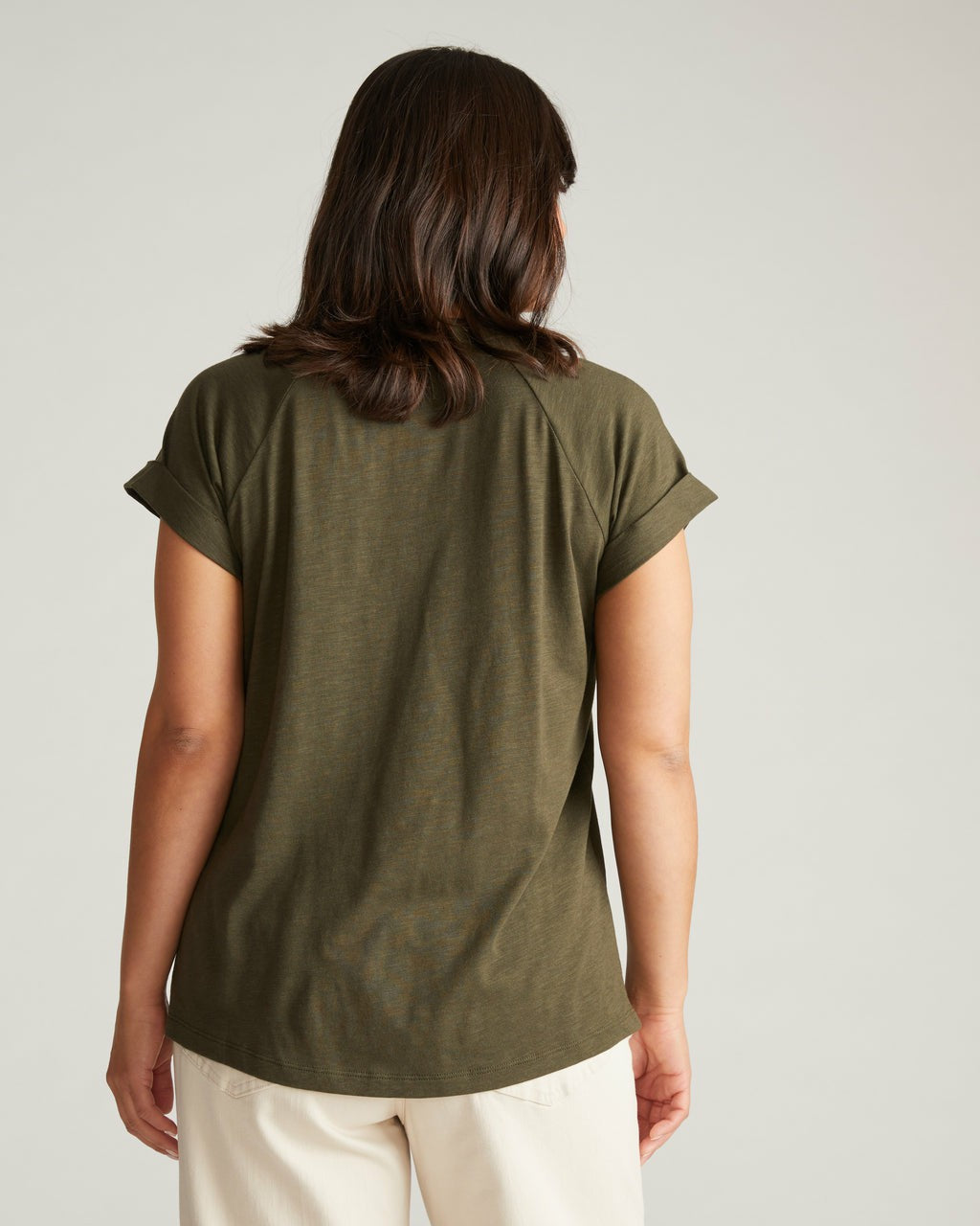 Universal Standard Light-As-Air Boy Tee - Nori