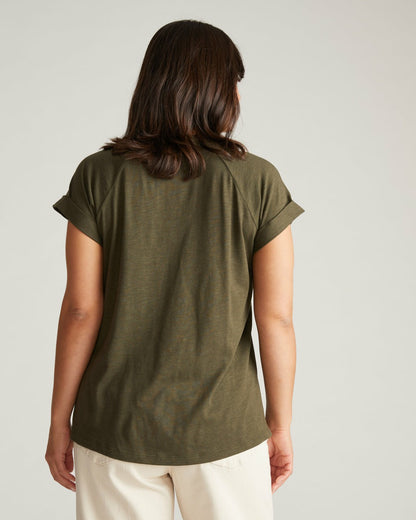 Universal Standard Light-As-Air Boy Tee - Nori