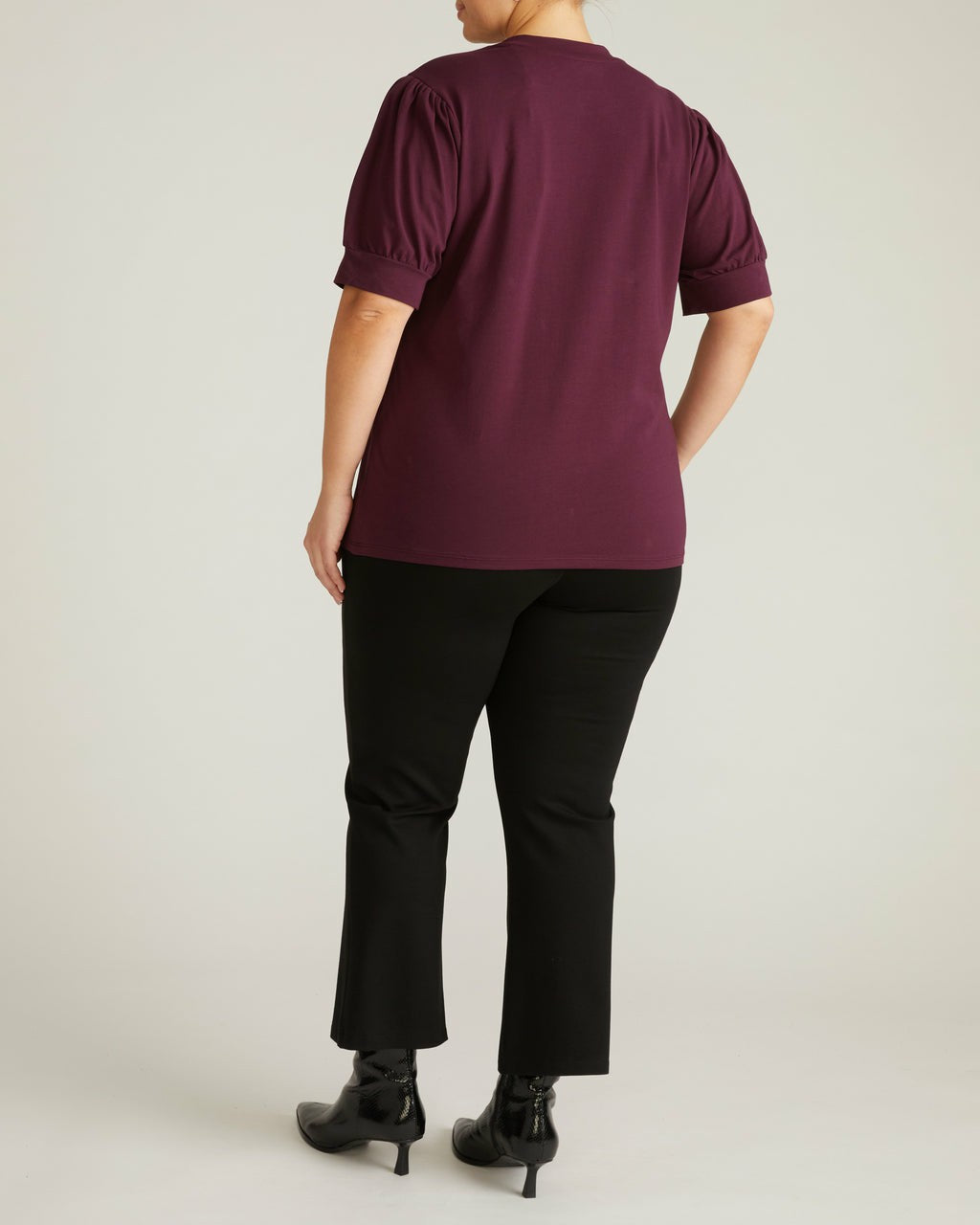 Universal Standard Pouf Sleeve Tee - Acai