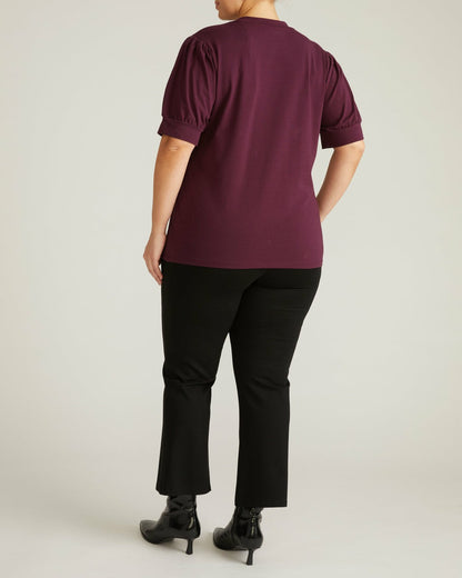 Universal Standard Pouf Sleeve Tee - Acai