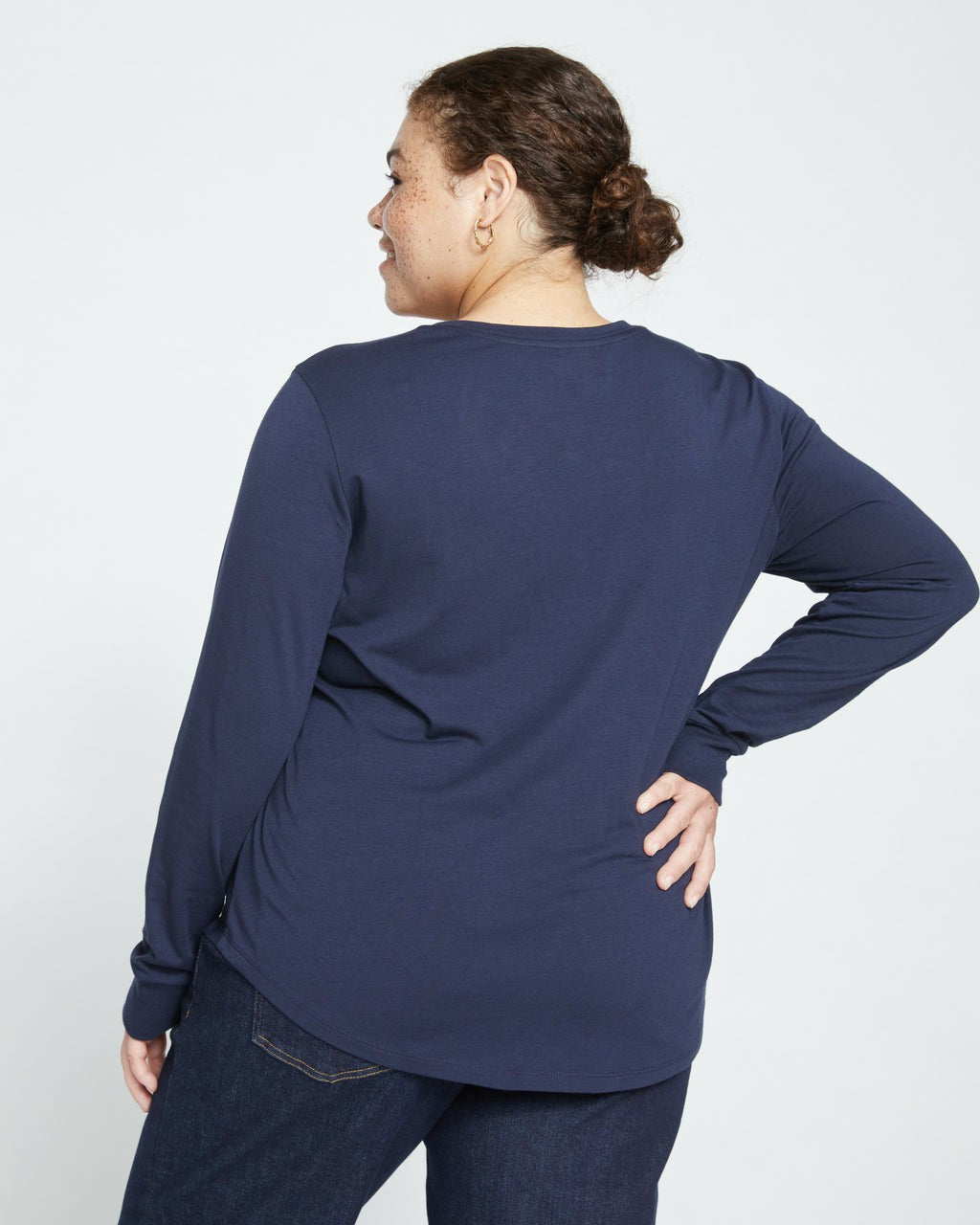 Universal Standard Long Sleeve V Rex - Midnight