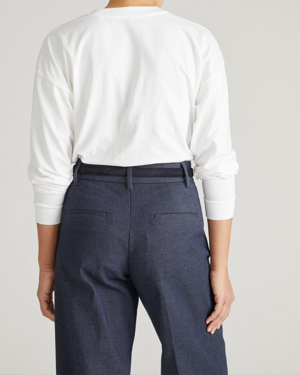 Universal Standard Long Sleeve Relaxed Tee - White
