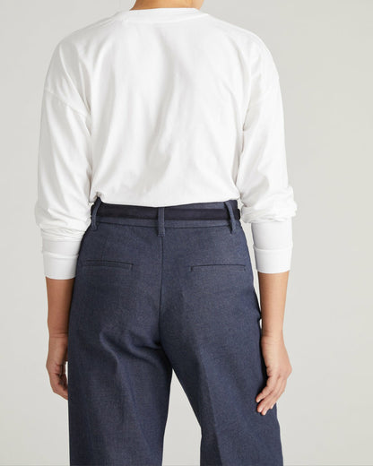Universal Standard Long Sleeve Relaxed Tee - White