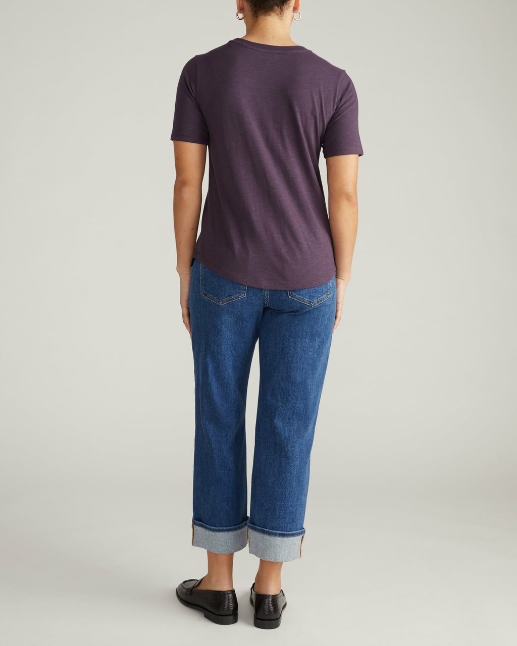 Universal Standard Light-As-Air Tee Rex - Purple Jewel