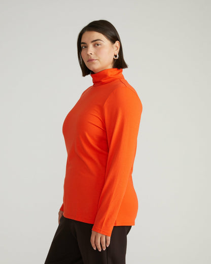 Universal Standard Close Fit Turtleneck - Poppy