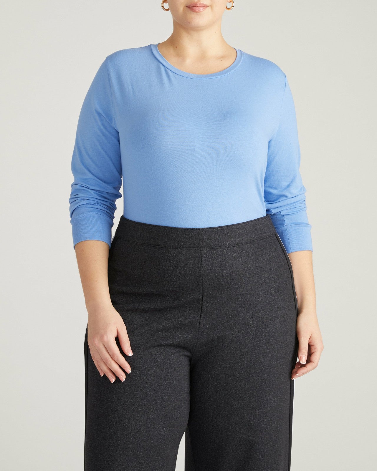 Universal Standard Long Sleeve Tee Rex - Seaside Blue