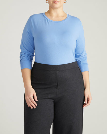 Universal Standard Long Sleeve Tee Rex - Seaside Blue
