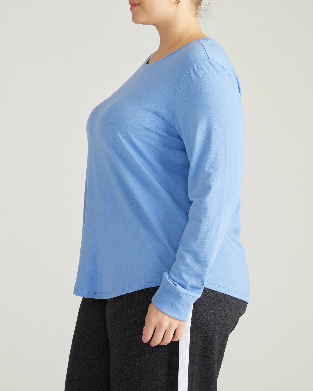 Universal Standard Long Sleeve Tee Rex - Seaside Blue