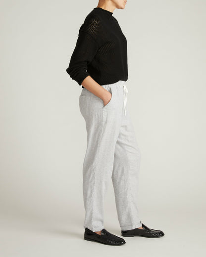 Universal Standard Positano Pointelle Mock Neck Sweater - Black