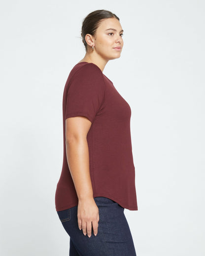 Universal Standard Tee Rex - Black Cherry