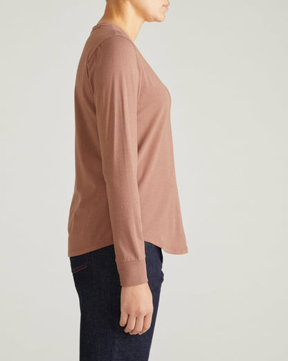 Universal Standard Long Sleeve V Rex - Allspice