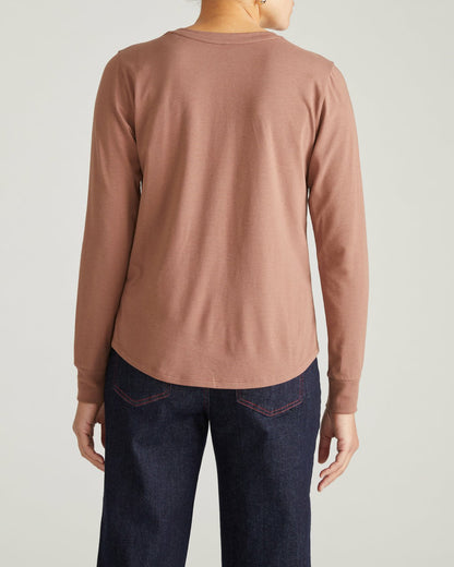 Universal Standard Long Sleeve V Rex - Allspice