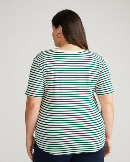 Universal Standard V Rex - Bone/Botanic Stripe